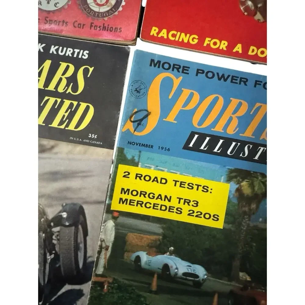 Sports Cars Illustrated Magazines 5 Issues 1956 1957 Mercedes Austin Healey READ